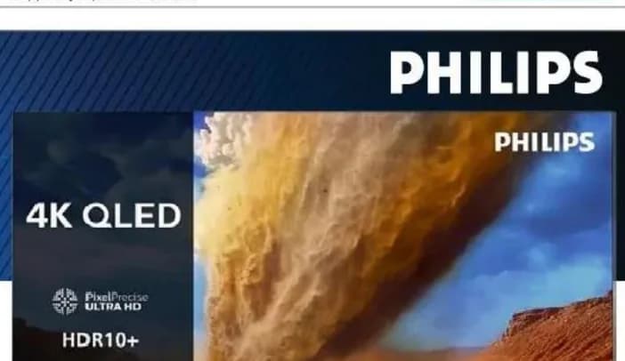 philips Philips QLED UHD-4K Телевизор 43", Зора