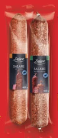 deluxe DELUXE Салам с дивечово месо, Lidl