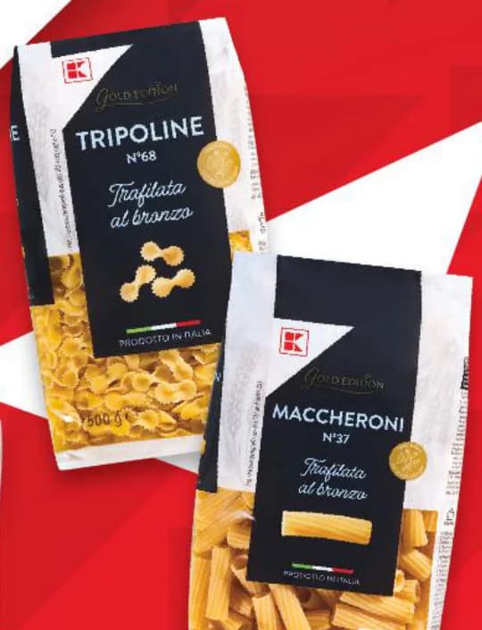 k gold edition K-GOLD EDITION Паста от твърда пшеница различни видове, Kaufland