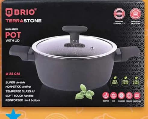 BRIO Алуминиева тенджера Terra, Billa