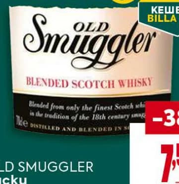 OLD SMUGGLER Уиски OLD SMUGGLER, 40%, Billa