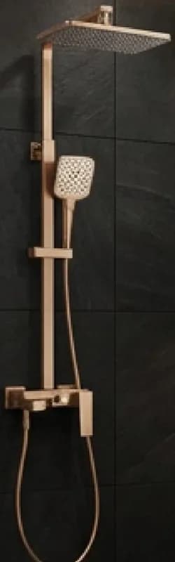 inter ceramic Inter Ceramic Промо Комплект Елинор BRUSH ROSE GOLD Душ колона + смесител, Ангро Трейд