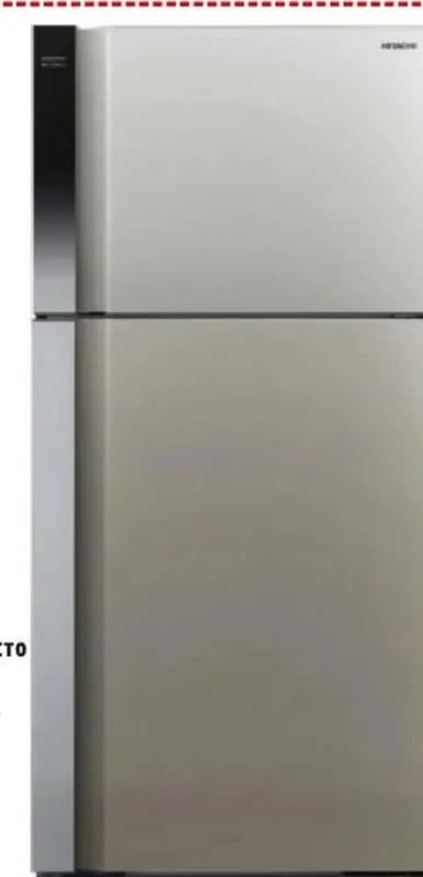 hitachi Hitachi Хладилник с фризер R-V661PRU0 (BSL) Брилянтно сребристо, cheap.bg