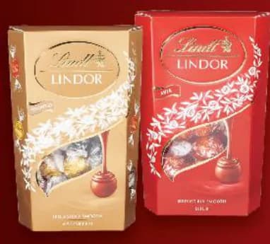 lindt lindor LINDT LINDOR Шоколадови бонбони различни видове, Kaufland