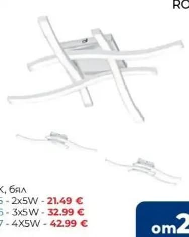 rl RL LED плафон ROUTE, Практикер