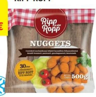 ripp ropp RIPP ROPP Замразени панирани пилешки хапки, T MARKET