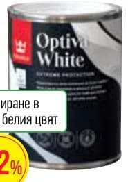 tikkurila Tikkurila Интериорна боя Optiva White 0,9л, Mr. Bricolage
