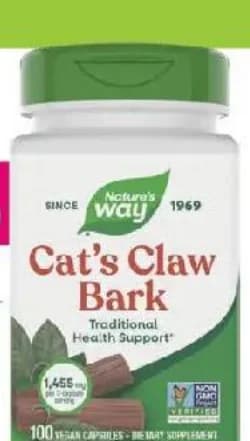 Nature's Way Котешки нокът (кора) за имунитет, BENU Аптеки