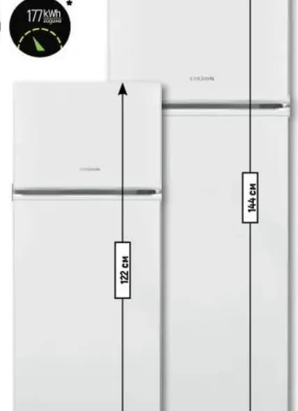 crown Crown Хладилник с горна камера GN 2303E/ GN 263E, Зора