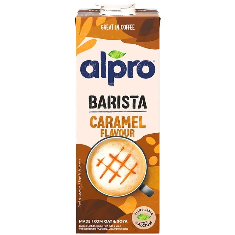alpro Алпро Напитка Соя и Овес Barista с Аромат на Карамел 1 л, cheap.bg