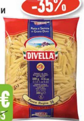 DIVELLA Макаронени изделия различни видове, Бурлекс
