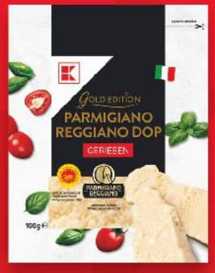 k gold edition K-GOLD EDITION Пармезан Reggiano настърган, зрял 12 мес, Kaufland