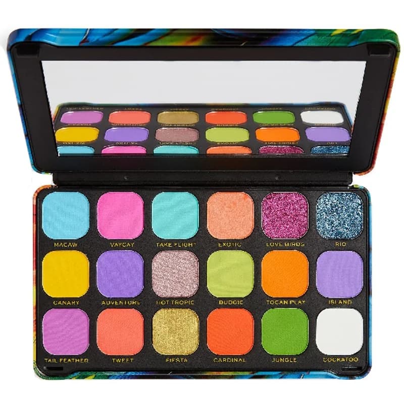 makeup revolution Makeup Revolution Сенки Палитра Forever Flawless Bird of Paradise 18 Цвята 1 бр., cheap.bg