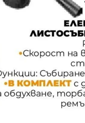 ryobi Ryobi Електрически листосъбирач RBV3000CSV, Практис