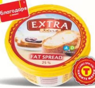 extra line EXTRA LINE Продукт за мазане 25%, T MARKET