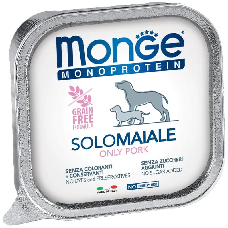 Monge Храна за Кучета Monoprotein Paté Only Pork Терин Пастет със Свинско 150 г