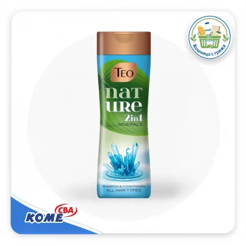 шампоан Teo Nature Aloe Vera 2in1 350мл, CBA