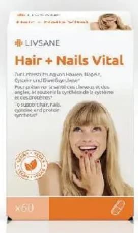LIVSANE за коса и нокти Vital, капсули, BENU Аптеки