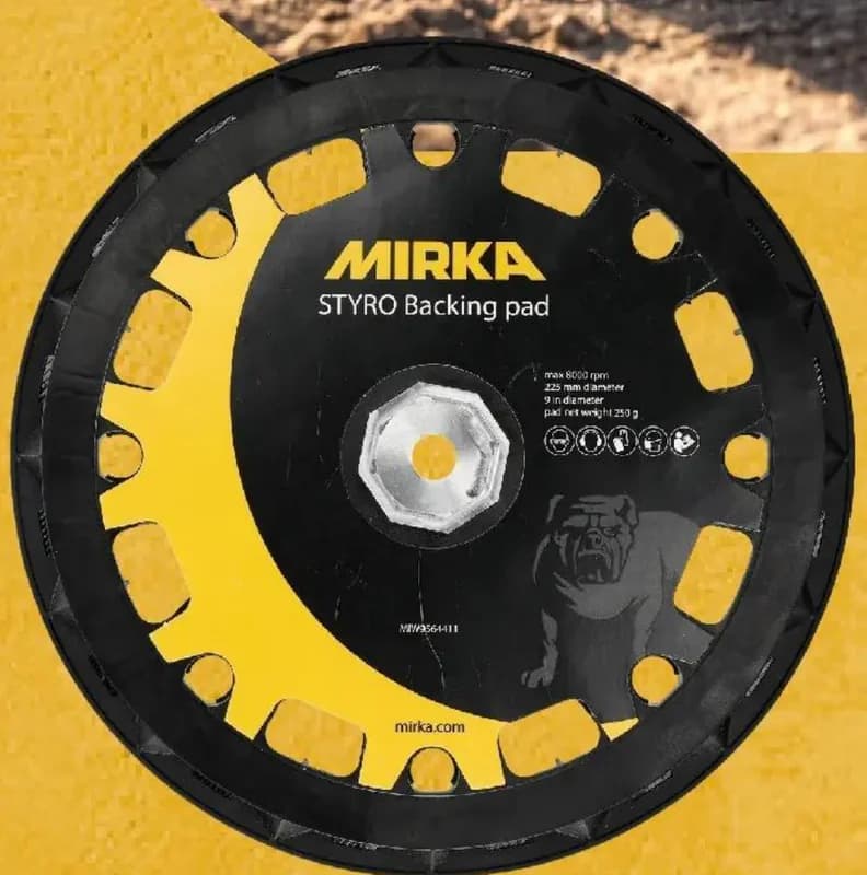 mirka MIRKA Подложка за стиропор за жираф LEROS Ø225mm, 9 отвора, Ангро Трейд