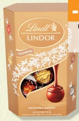 lindt Lindt Бонбони Cornet /Асорти, Млечни/, Дар