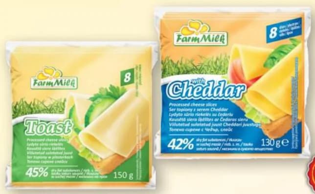 farm milk FARM MILK Топено сирене, T MARKET