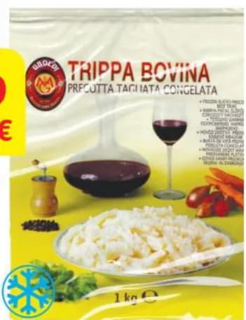 Замразено говеждо шкембе UBOLDI варено, T MARKET