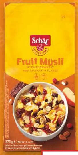 schar SCHÄR Плодово мюсли без глутен, cheap.bg
