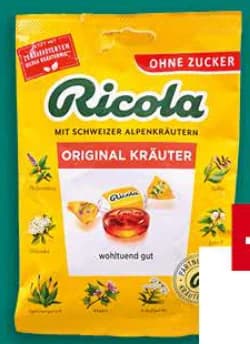 RICOLA Билкови бонбони, Billa