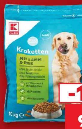 K-Classic Суха храна за кучета, Kaufland