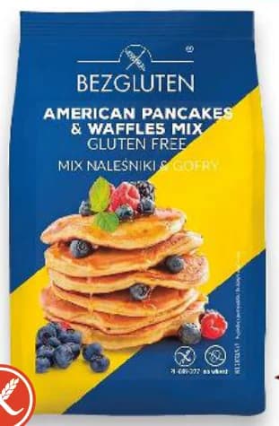 bezgluten BEZGLUTEN Микс за палачинки и гофрети без глутен, cheap.bg