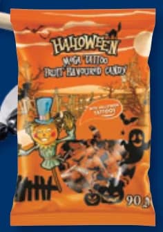 halloween HALLOWEEN Дъвчащи бонбони с татуировки, cheap.bg