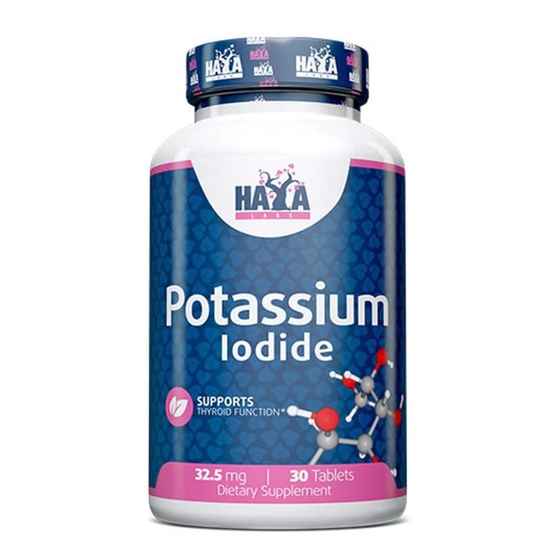 haya labs HAYA LABS Potassium Iodide Калиев Йодид Таблетки 32.5 Мг Х30 1 бр, cheap.bg