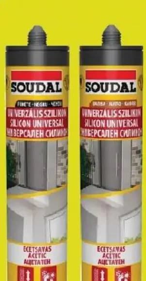 soudal Soudal Универсален силикон Soudal, черен и кафяв, Строителен хипермаркет Рила