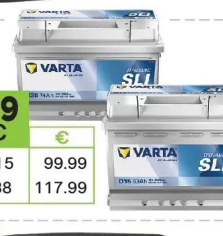 varta Varta Акумулатор Dynamic SLI 63Ah D15, GStroy