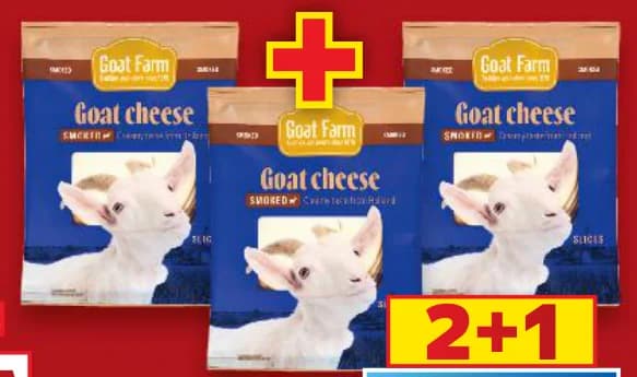 Goat Farm Сирене от козе мляко слайс различни видове, Kaufland