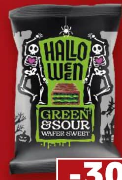 halloween HALLOWEEN Минивафли Green&Sour, Kaufland