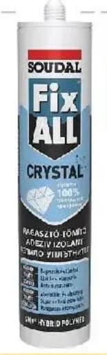 Soudal Лепило FIX ALL кристал, GStroy