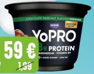 danone Danone Yopro Protein Пудинг шоколад и лешник, Бурлекс