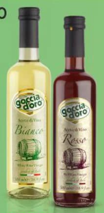 GOCCIA D'ORO Винен оцет бял / червен