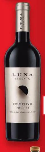 luna argenta LUNA ARGENTA Червено вино Primitivo, cheap.bg