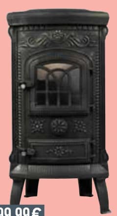 nordflam NORDFLAM ЧУГУНЕНА КАМИНА VERDO PATYNA 7KW, Mr. Bricolage