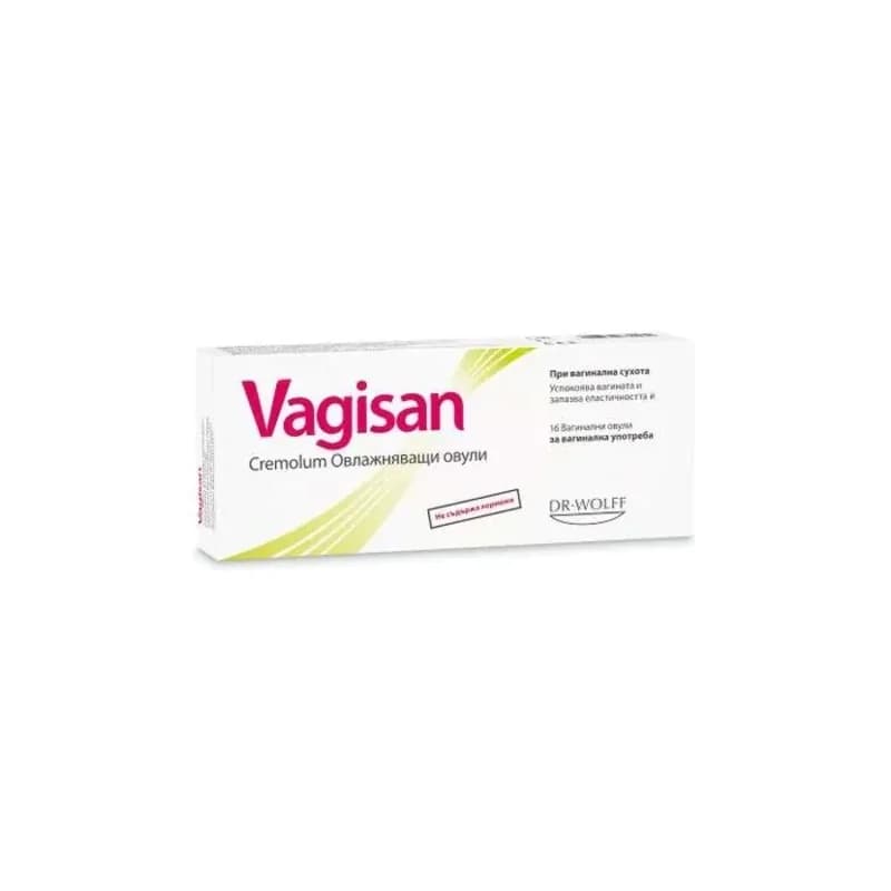 vagisan VAGISAN Вагизан Овлажняващи Овули Х16 1 бр, cheap.bg