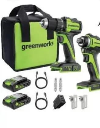 Greenworks Акумулаторен безчетков комплект CK321A1