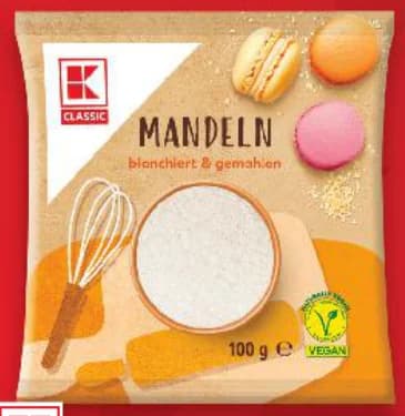 k classic K-Classic Бадеми бланширани, смлени, Kaufland
