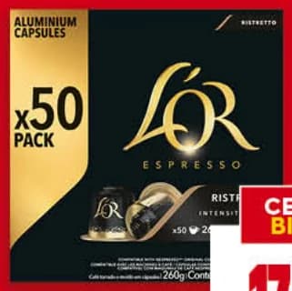 l or L'OR Кафе капсули, Billa