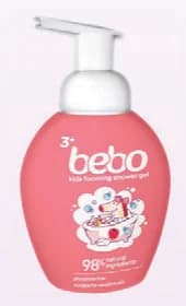 Bebo Детски душ гел на пяна, 3+ мес., Lilly Drogerie