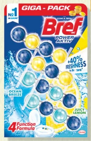 bref Bref Ароматизатор за WC Power aktiv Опаковка, Дар
