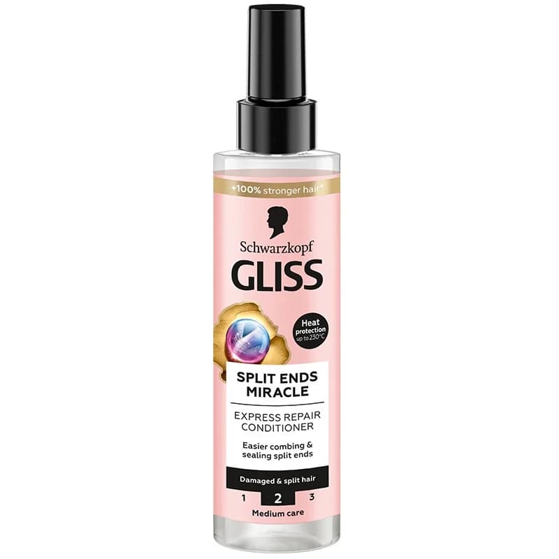 glis Глис Спрей Балсам Gliss Split Hair Miracle за Цъфтяща Коса 200 мл, cheap.bg