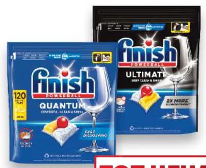 finish FINISH Таблетки за съдомиялна избрани видове, cheap.bg