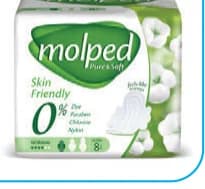 molped Molped PURE&SOFT Дамски превръзки, 6, 7 или 8 бр. Различни видове, Lilly Drogerie